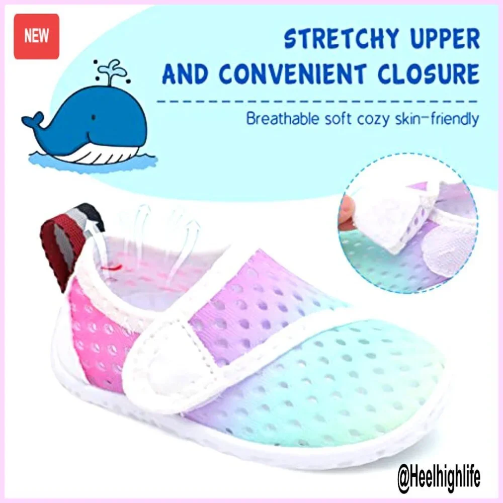 Toddler Water Shoes Barefoot Quick-Dry Swim Shoes Beach Pool Surf